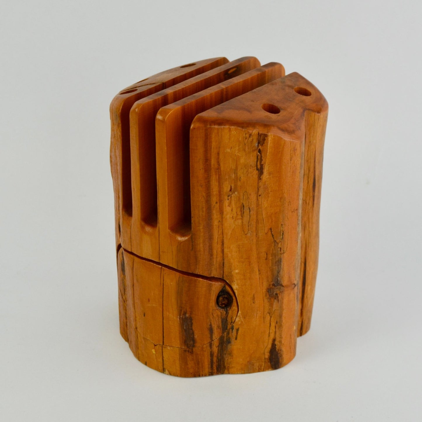 Richard Rothbard Natural Tree Wood Desk Organizer