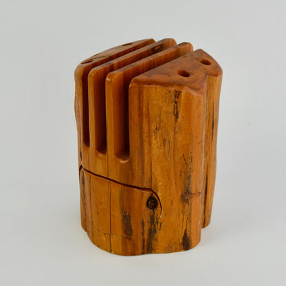 Richard Rothbard Natural Tree Wood Desk Organizer