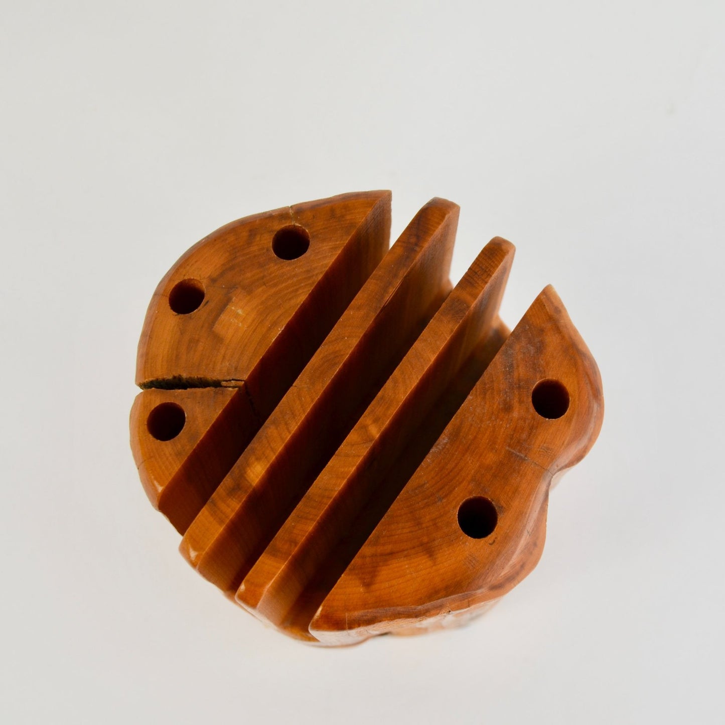 Richard Rothbard Natural Tree Wood Desk Organizer