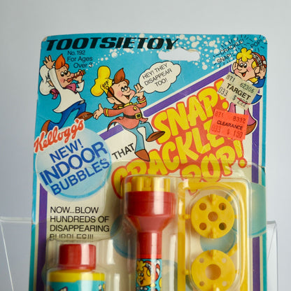 RARE Vintage Kellogg's Snap Crackle Pop Indoor Bubbles NOS New