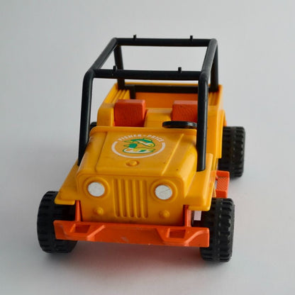 Fisher Price Adventure People Trailblazer Jeep Yellow Orange Vintage