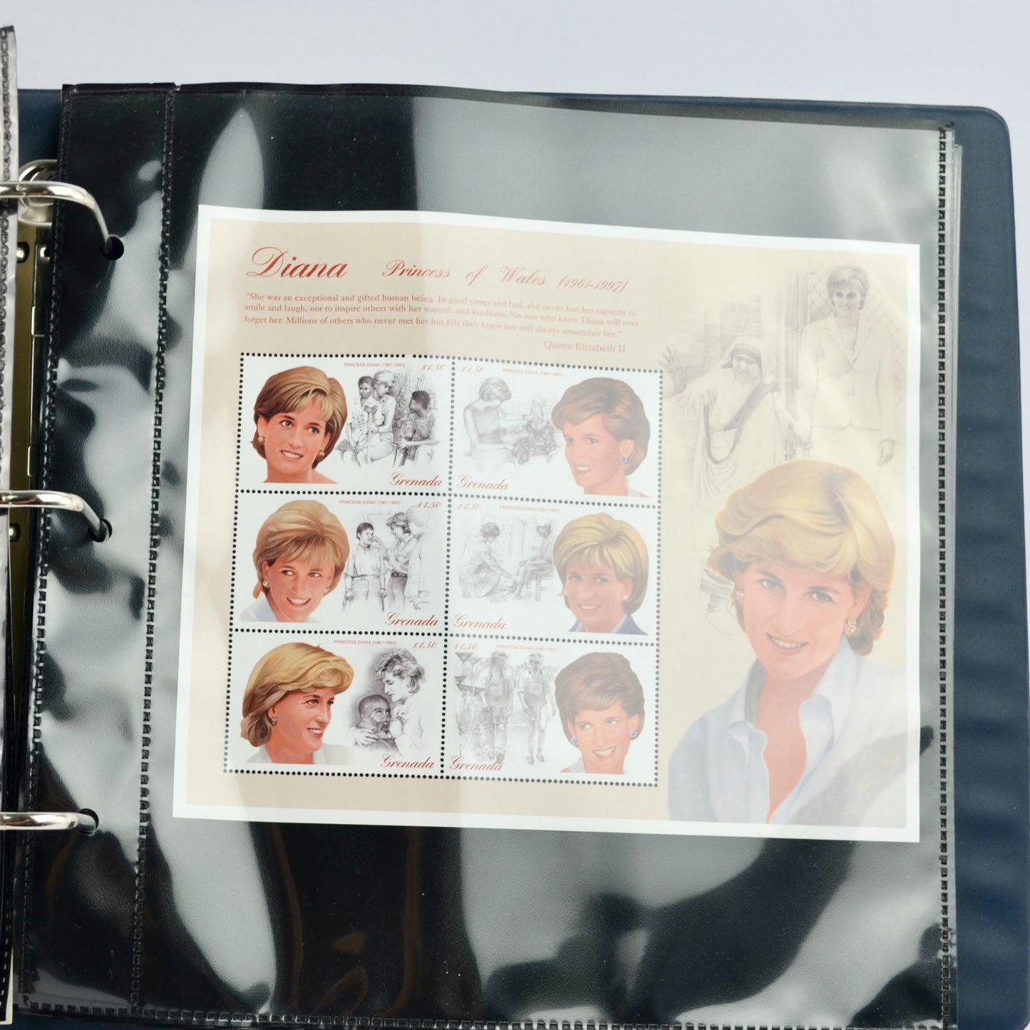 Mystic Stamp Company Princess Diana Collection 11 Full Sheets