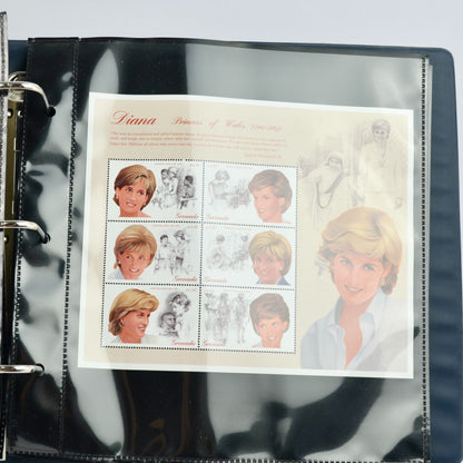 Mystic Stamp Company Princess Diana Collection 11 Full Sheets