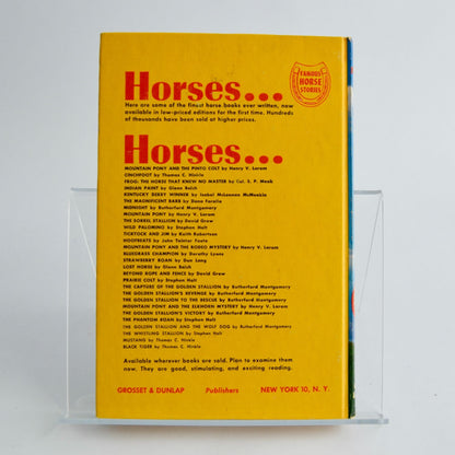 Wild Palomino Stallion of the Prairies Stephen Holt 1946 Vintage HC Book