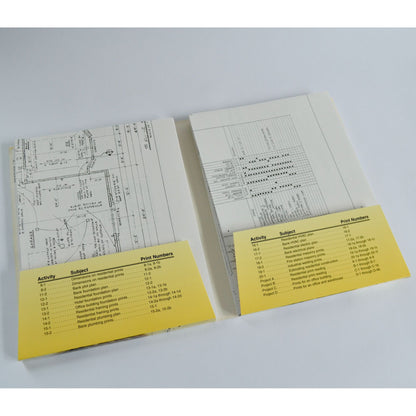 Print Reading for Construction Residential Commercial 119 Large Prints NEW
