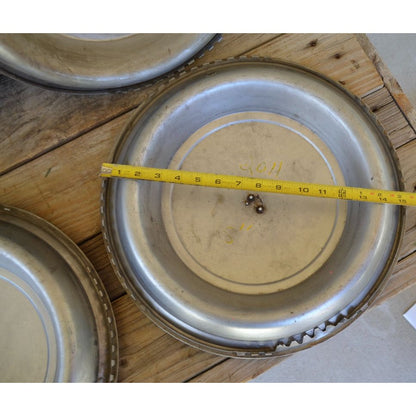 Lot of 4 Vintage 1973 Cadillac Fleetwood Hubcaps 15" Deville Hubcap Wheel Covers