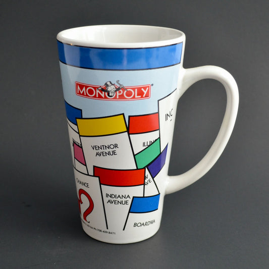 Monopoly 1999 Vintage Tall Ceramic Coffee Mug