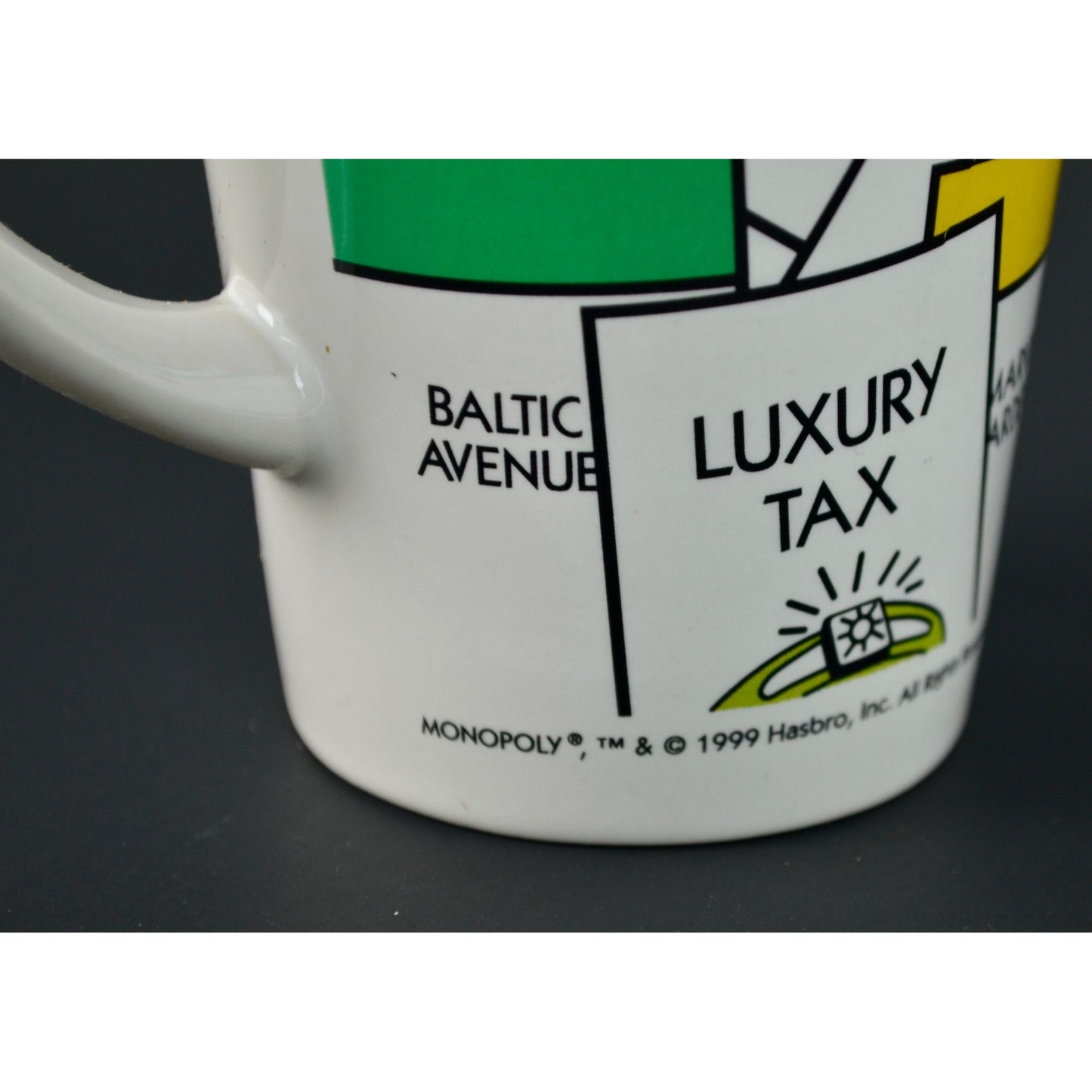 Monopoly 1999 Vintage Tall Ceramic Coffee Mug