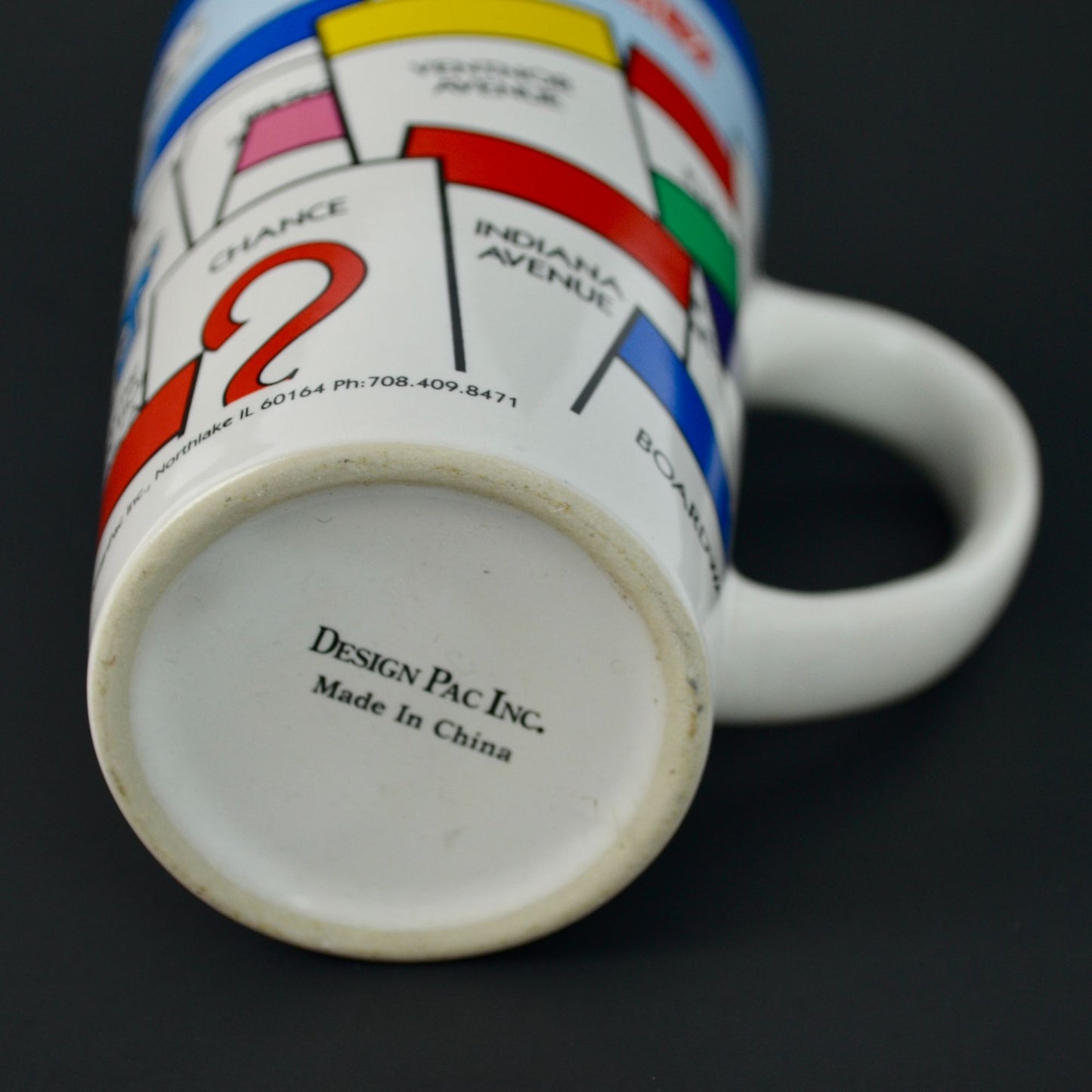 Monopoly 1999 Vintage Tall Ceramic Coffee Mug