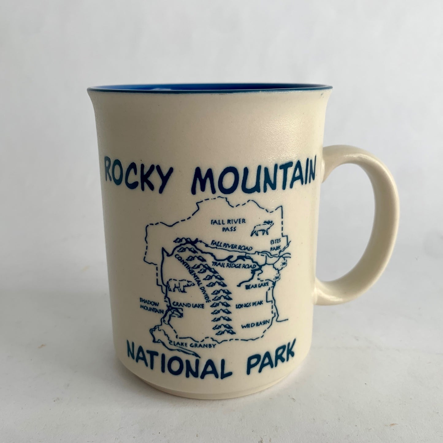 Rocky Mountain National Park Mug Blue Interior