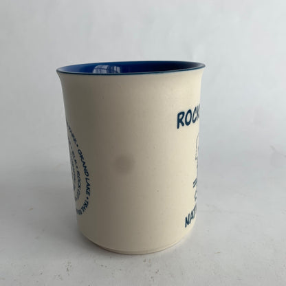 Rocky Mountain National Park Mug Blue Interior