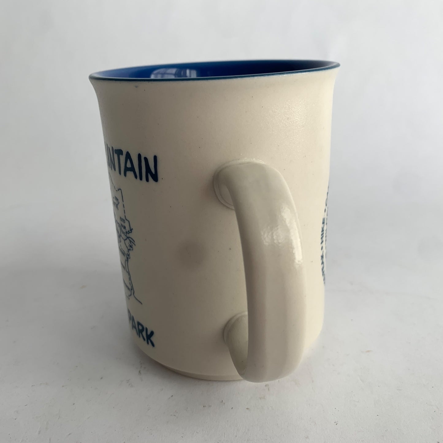 Rocky Mountain National Park Mug Blue Interior