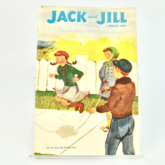 Jack and Jill Magazine March 1953 Vintage