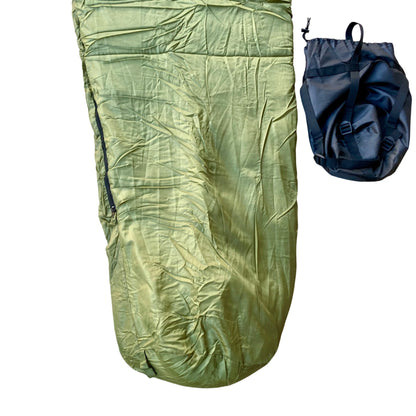 Military-Style Mummy Sleeping Bag w/ Compression Sack OD Green NEW