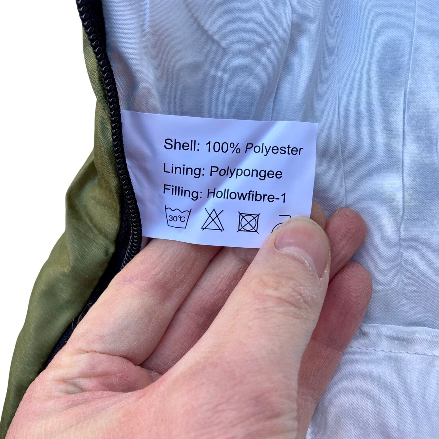Military-Style Mummy Sleeping Bag w/ Compression Sack OD Green NEW