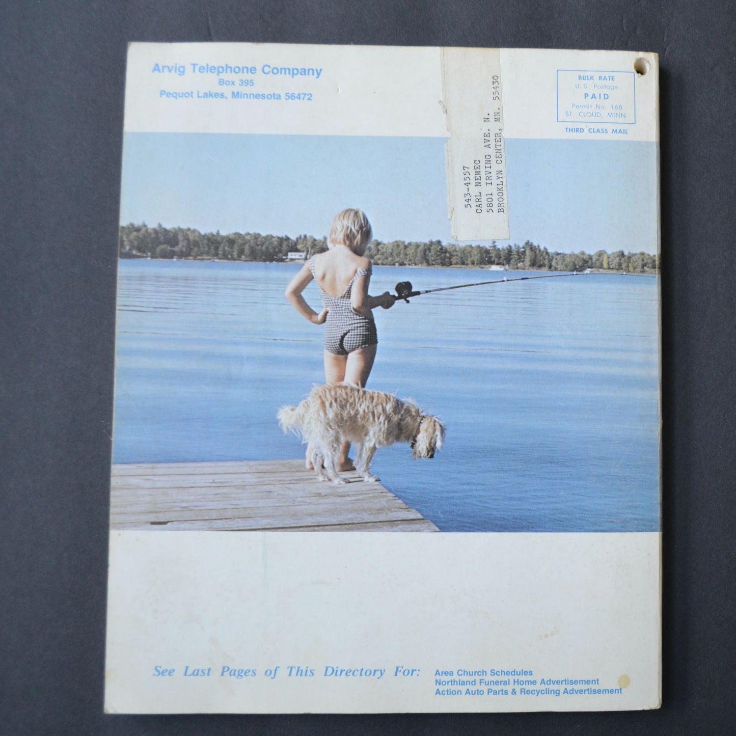 Vintage May 1977 Arvig Telephone Company Directory Northern Central MN Book