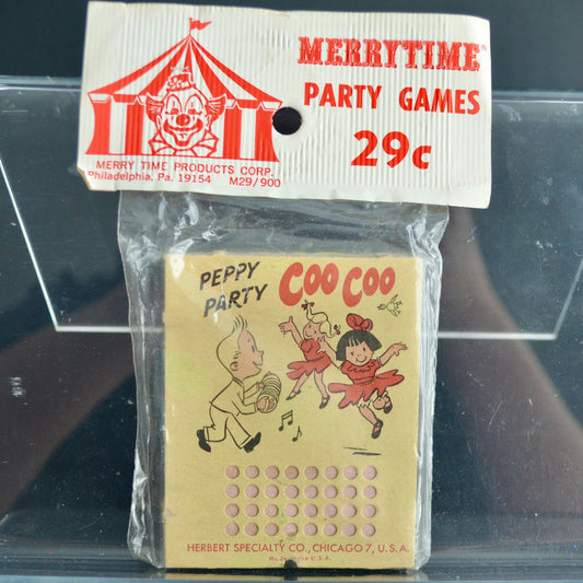 Herbert Specialty Co Peppy Party Coo Coo Punch Game Vintage New