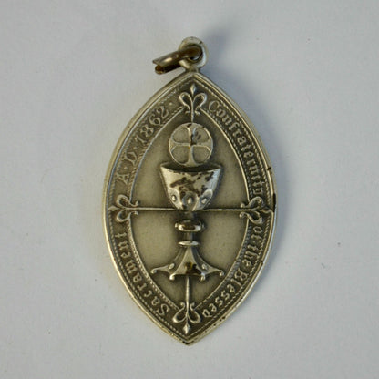 Confraternity of the Blessed Sacrament 1862 Religious Medal