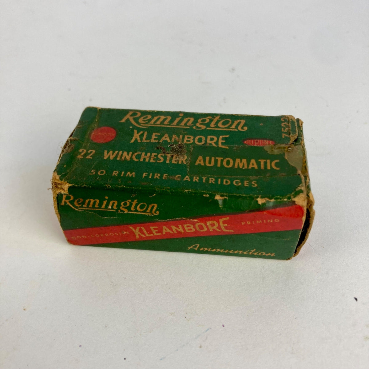 Vintage Remington Kleanbore .22 Winchester Automatic EMPTY BOX #7522