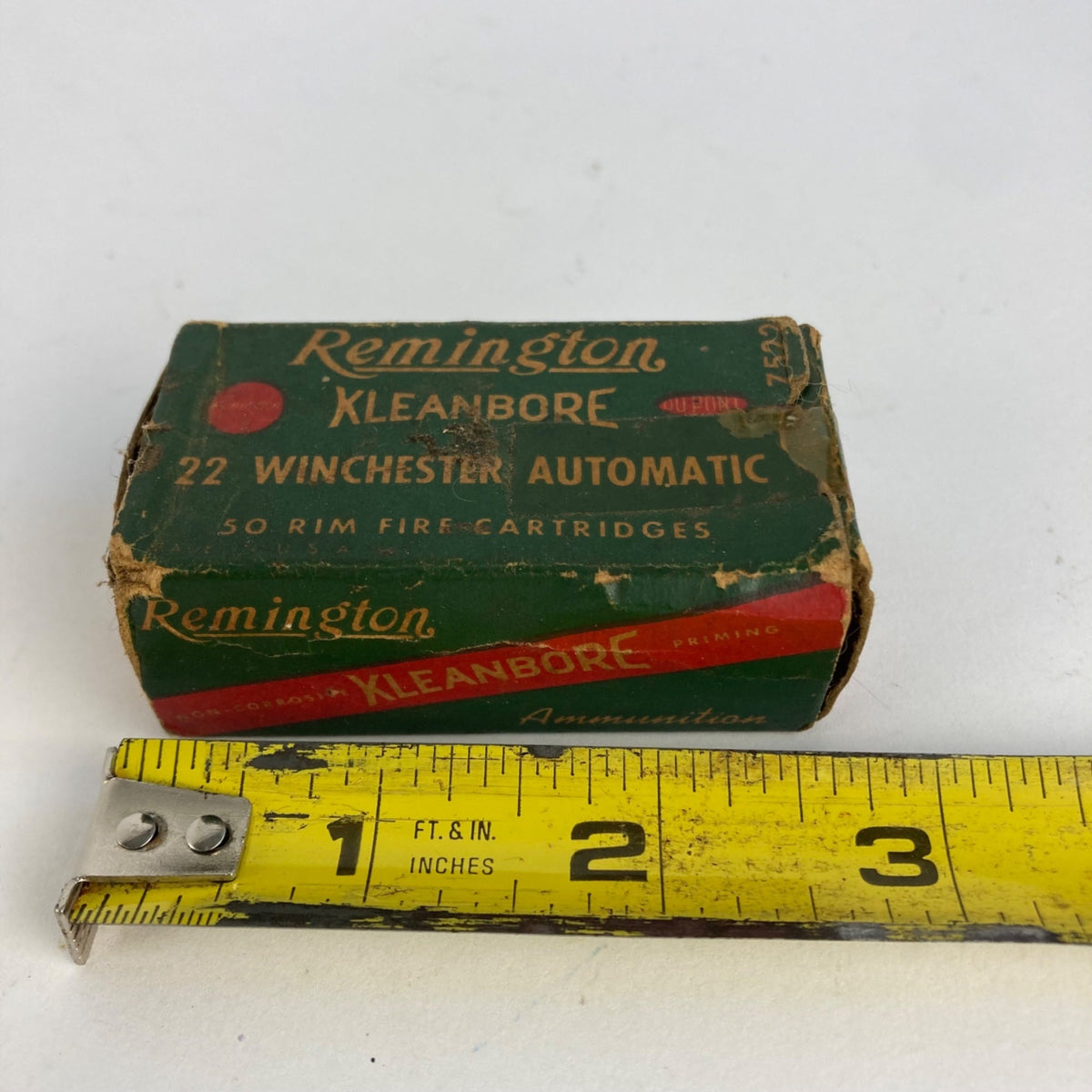 Vintage Remington Kleanbore .22 Winchester Automatic EMPTY BOX #7522