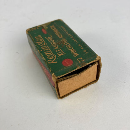 Vintage Remington Kleanbore .22 Winchester Automatic EMPTY BOX #7522