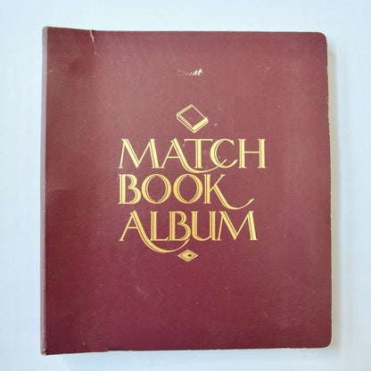Match Book Album Vintage With 12 Matchbooks NO MATCHES