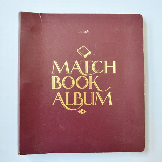 Match Book Album Vintage With 12 Matchbooks NO MATCHES