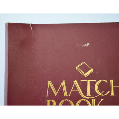 Match Book Album Vintage With 12 Matchbooks NO MATCHES