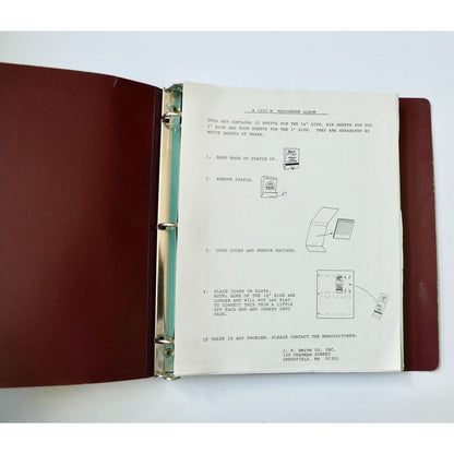 Match Book Album Vintage With 12 Matchbooks NO MATCHES