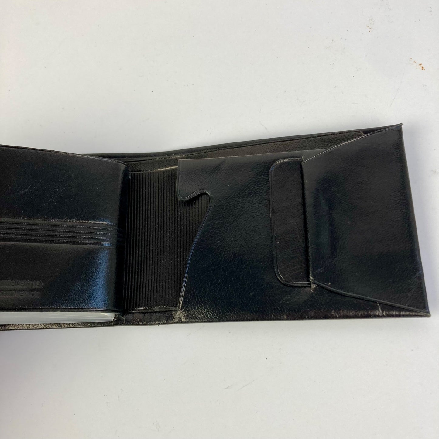 Vintage Black Leather Wallet Made in Mexico w/ Original Box No. 53