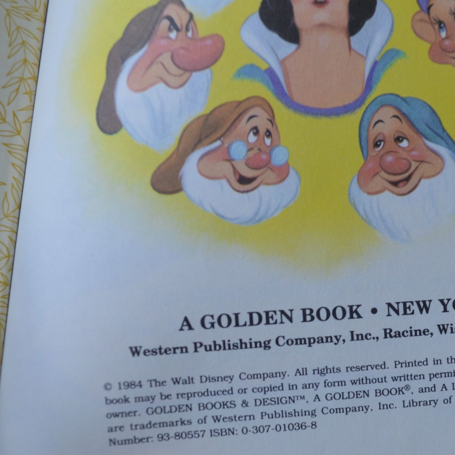 A Little Golden Book Snow White 1984