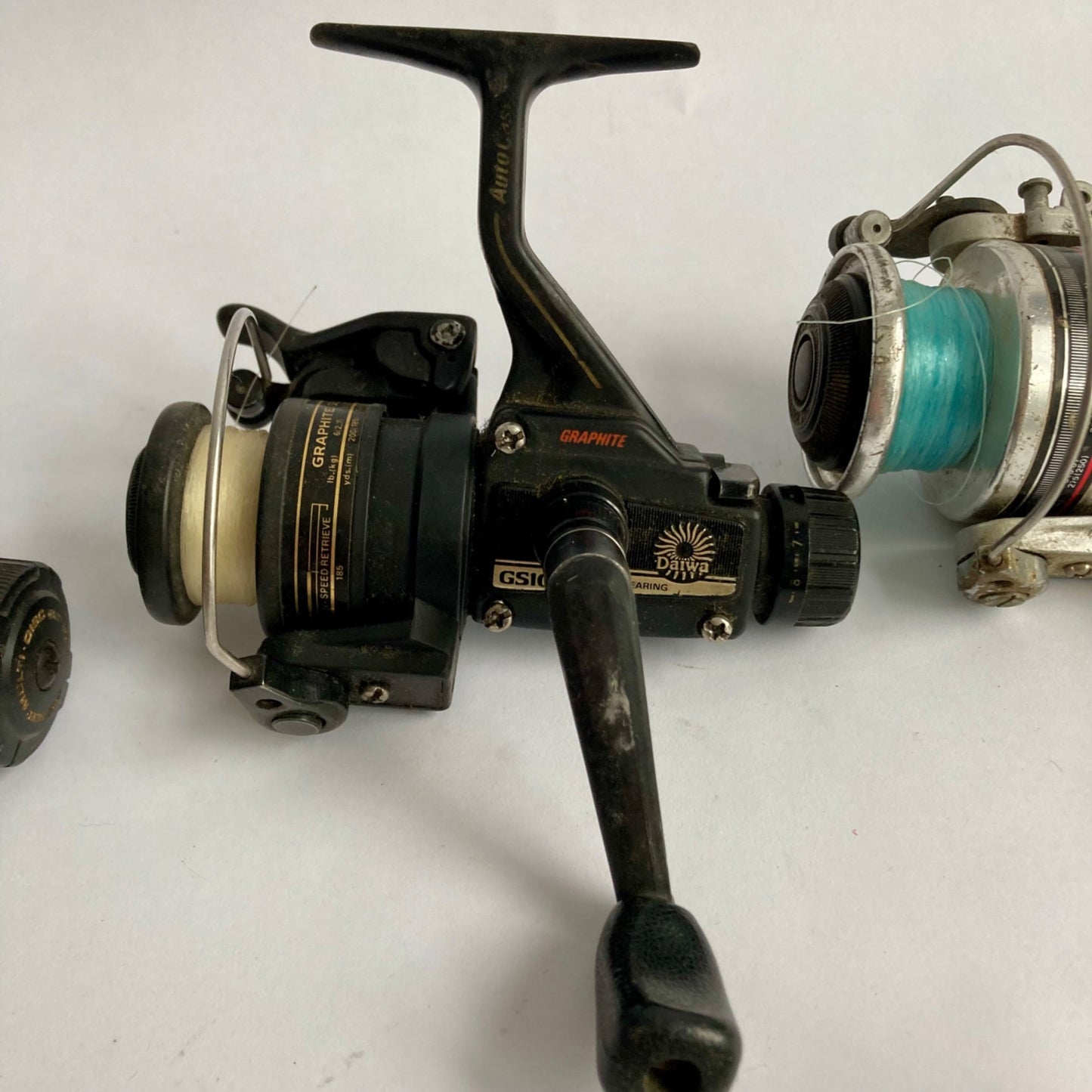 Lot of Vintage Spinning Reels Fishing Daiwa FOR PARTS OR REPAIR