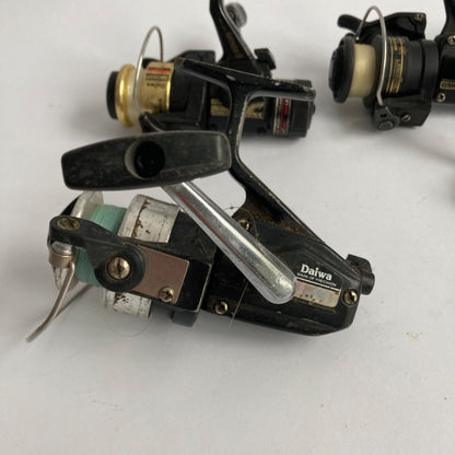 Lot of Vintage Spinning Reels Fishing Daiwa FOR PARTS OR REPAIR