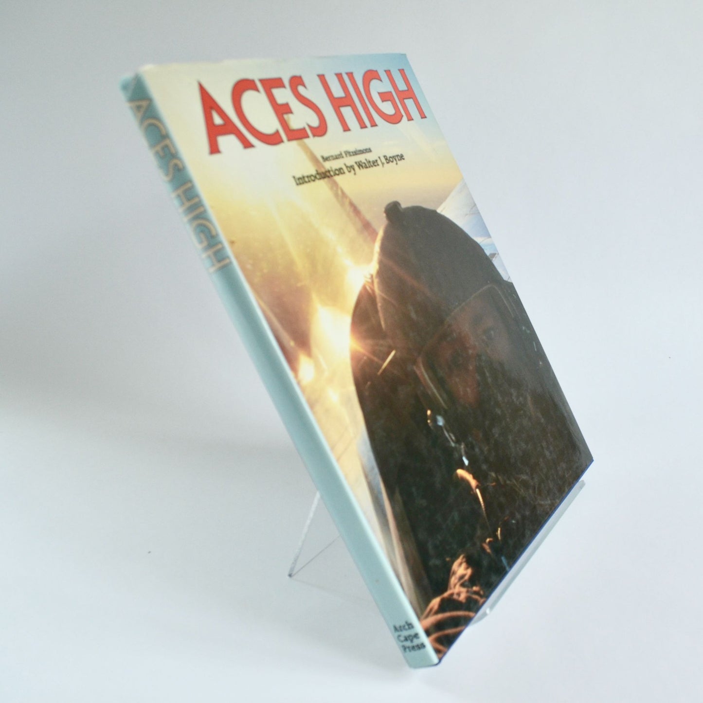 Vintage Aces High Hardcover Book Military Aviation by Bernard Fitzsimons 1988