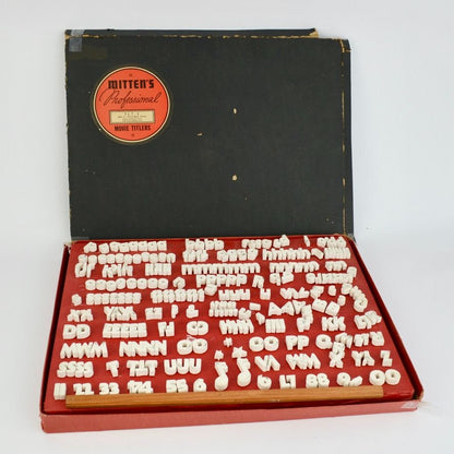 Mittens Professional Movie Titlers Set PLT-3 Vintage