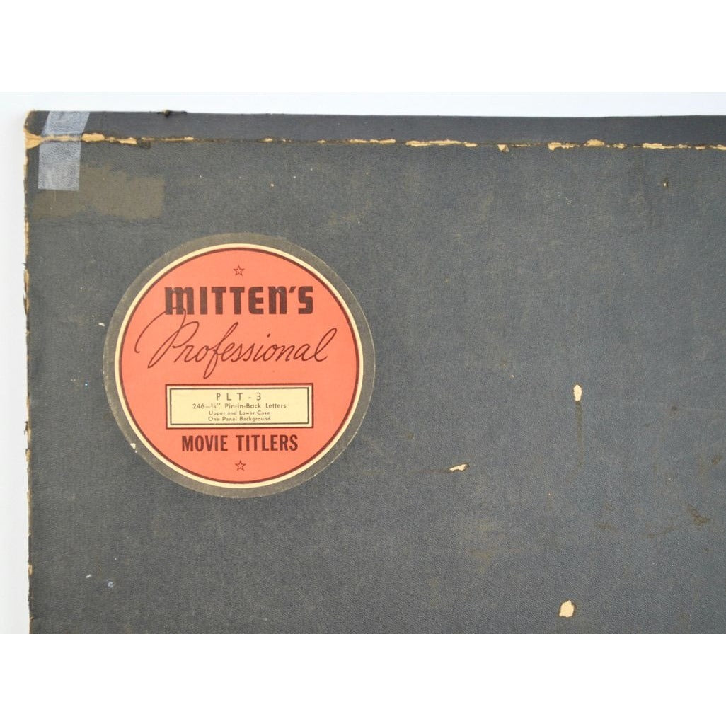 Mittens Professional Movie Titlers Set PLT-3 Vintage