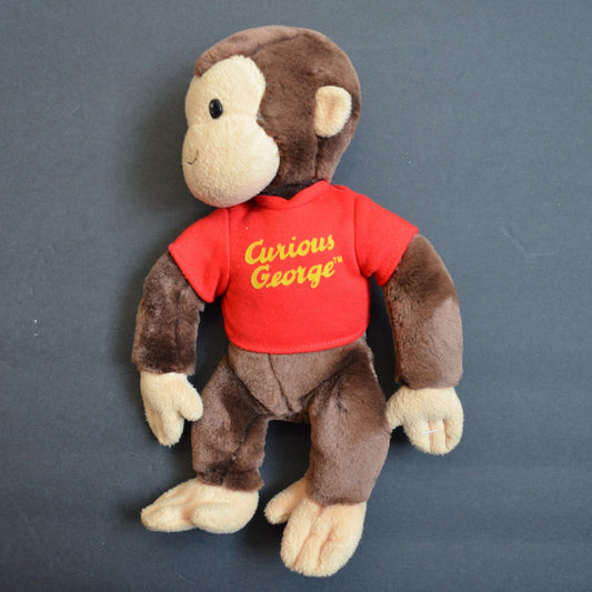 Gund Curious George Plush Red Shirt 11"