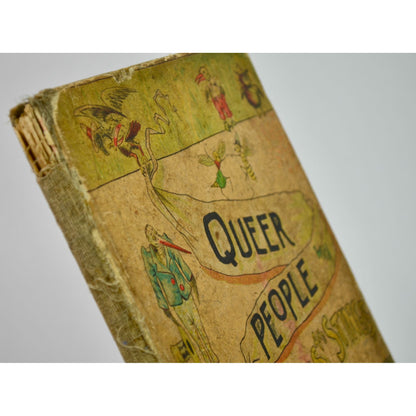 Antique Early 1900s Queer People Wings and Stings Palmer Cox Book