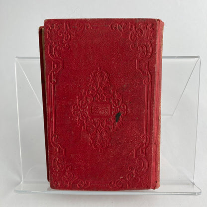 1848 Memoir of Sarah Judson Fanny Forester Red Hardcover Book Antique Rare