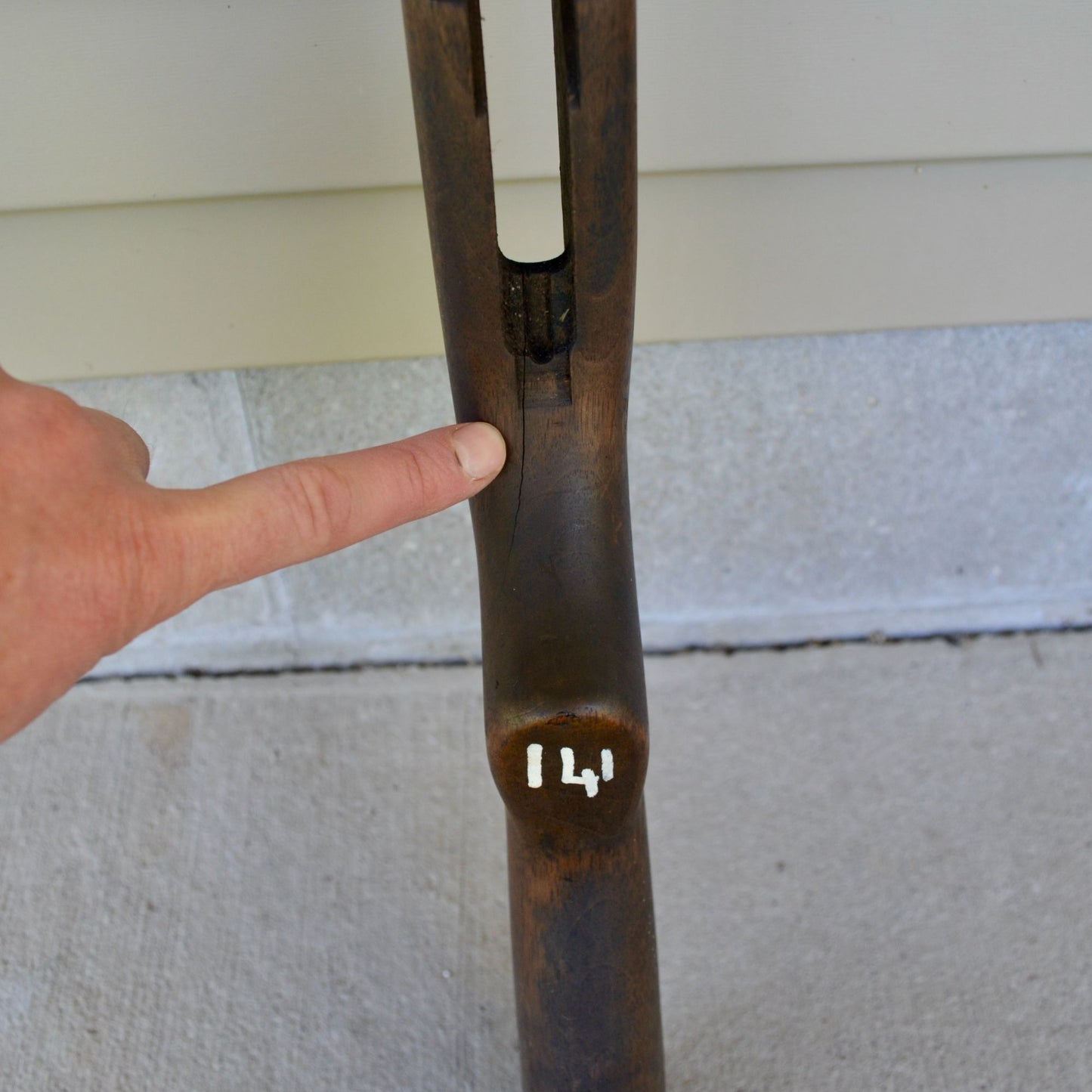 Vintage M1 Garand Wood Rifle Stock PB