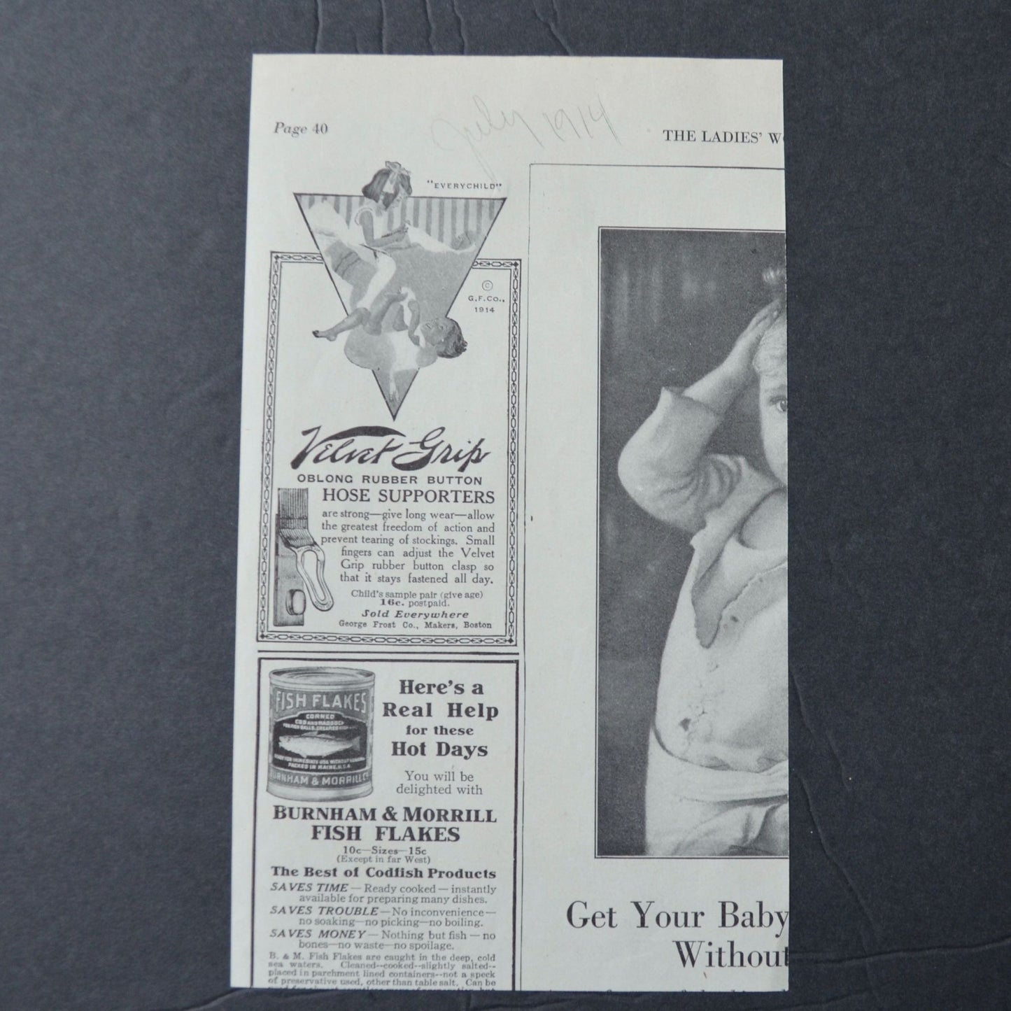 1914 Whirlpool Sanitary Dishwasher Ad July Antique