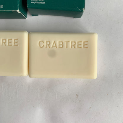 Crabtree & Evelyn Cleansing Hand Bar Soap 1 oz x2 NEW