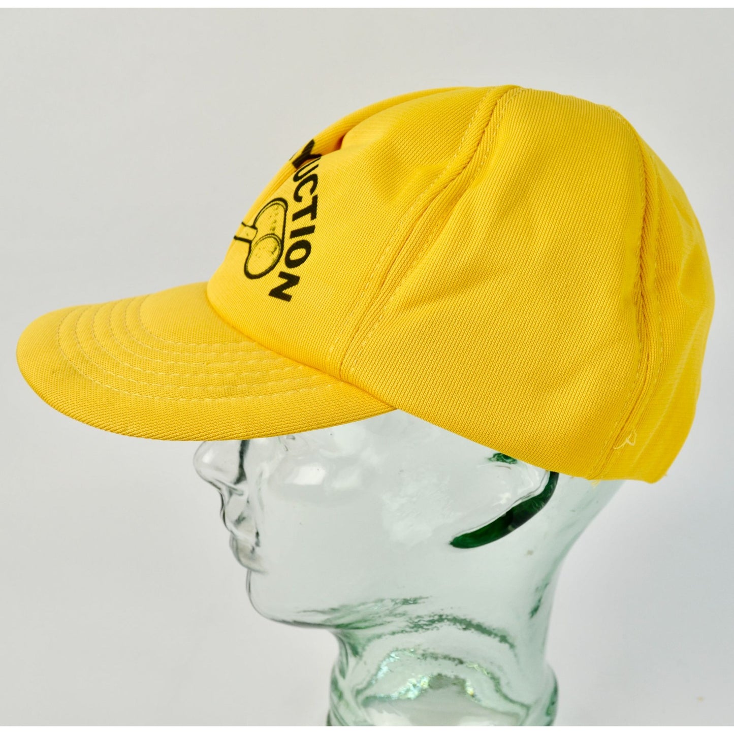 Best Way Auction Yellow Trucker Hat Vintage Men's One Size