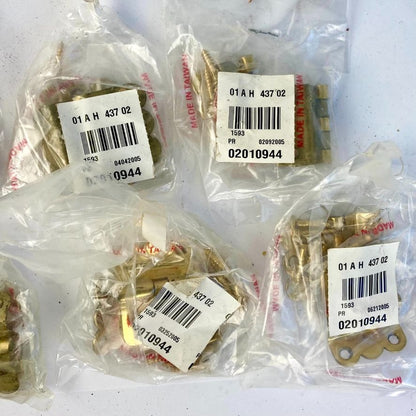 Lot Brass Cabinet Hardware Parts Napanee Wilson Ring Latch & Hinges Hoosier