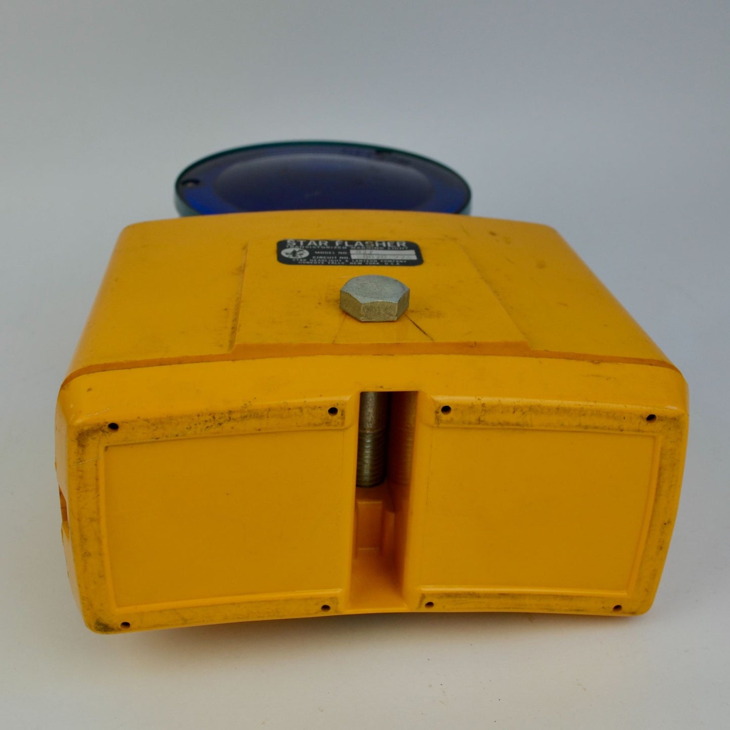 Vintage Star Flasher Model No. 877 Railroad Caboose Warning Light BLUE