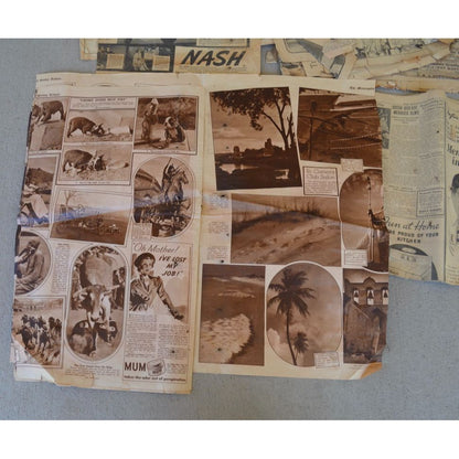 Vintage Lot of 1930's Newspapers POOR CONDITION