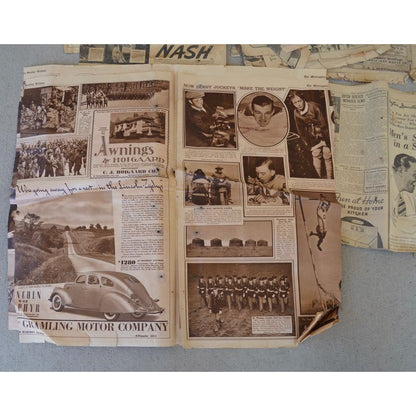 Vintage Lot of 1930's Newspapers POOR CONDITION