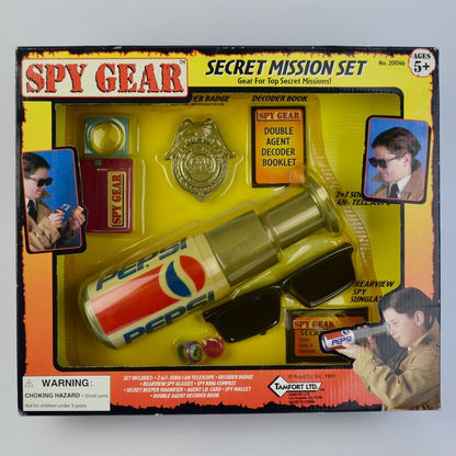 Spy Gear Secret Mission Set Pepsi 1997 Vintage New