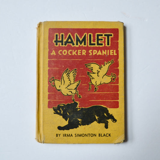 Hamlet A Cocker Spaniel Irma Simonton Black Hardcover Vintage Book 1938