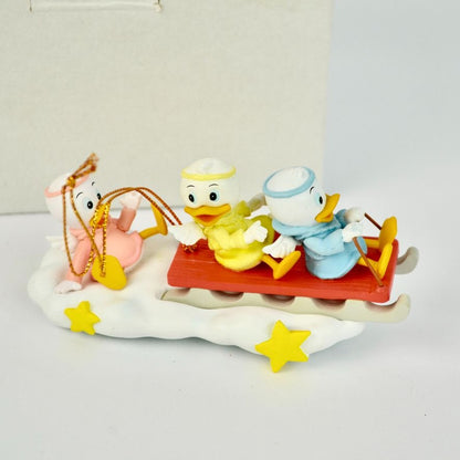 Disney Grolier Christmas Magic Huey Dewey and Louie Ornament 26231 212 IN BOX